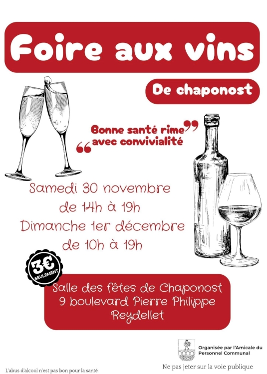 Foire aux vins de Chaponost